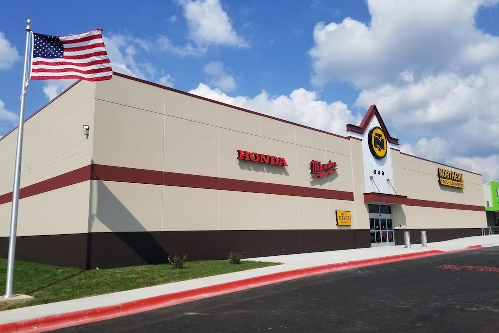 Northern Tool and Equipment’s Springfield store sits between Sam’s Club and Walmart Neighborhood Market in James River Commons.